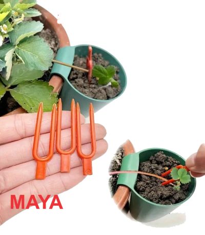 Garden strawberry planting fork